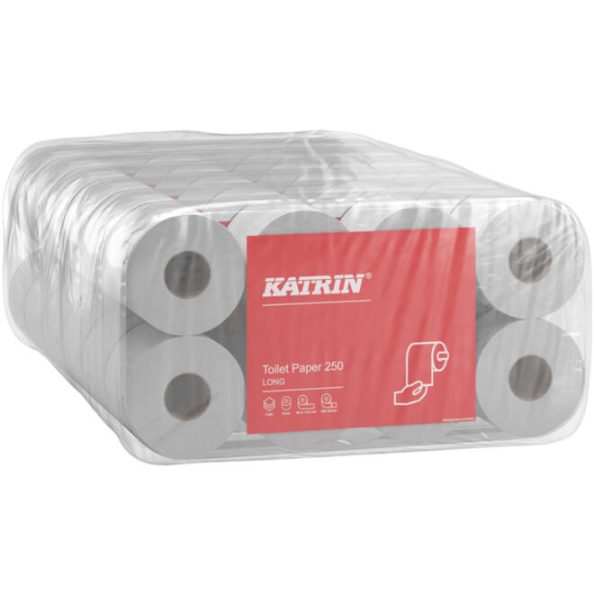 Toiletpapier Katrin 3-laags 250vel 48rollen wit