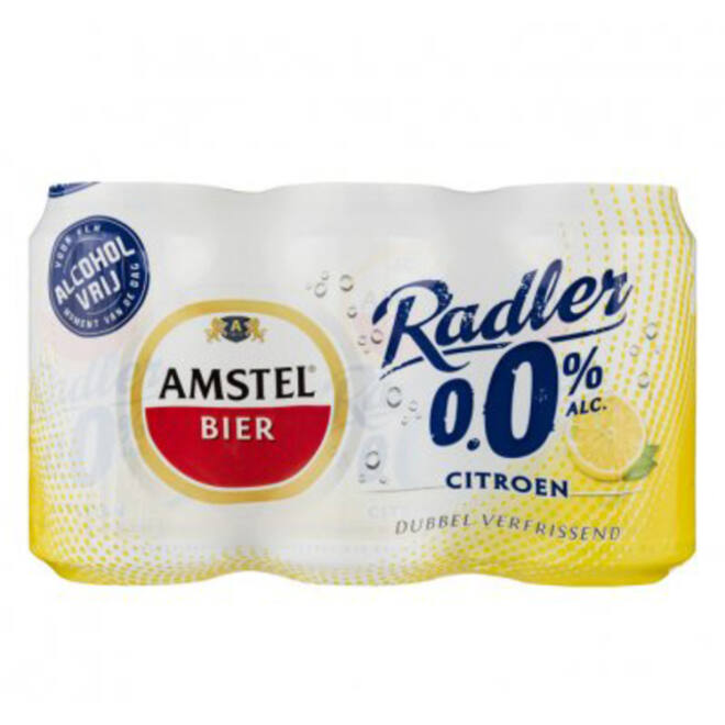 Bier Amstel Radler 0.0% blik 330ml