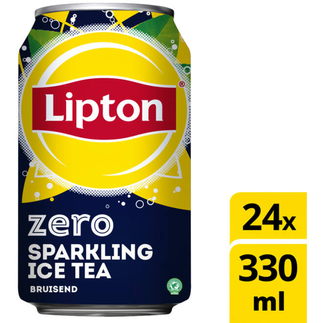 Frisdrank Lipton Ice Tea sparkling zero blik 330ml