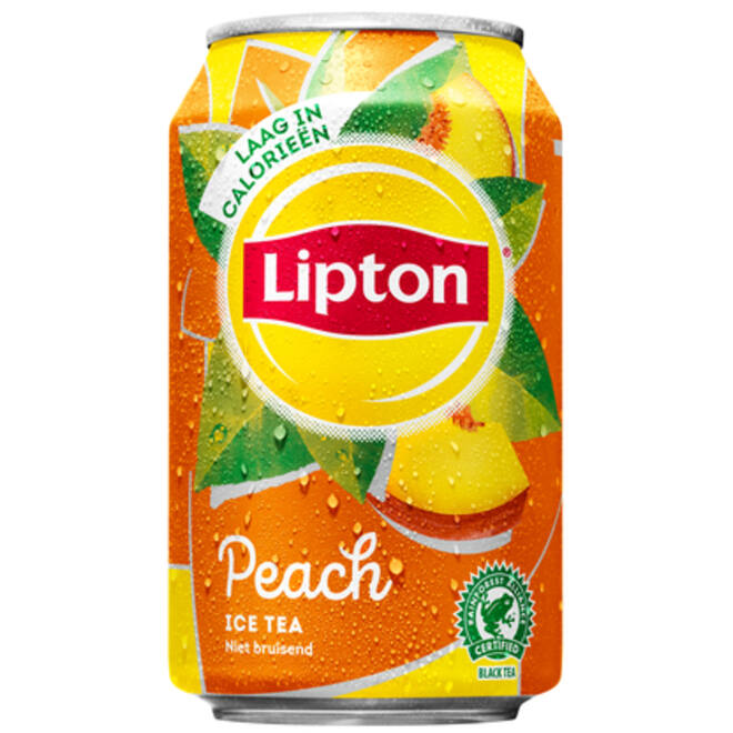 Frisdrank Lipton Ice Tea peach blik 330ml