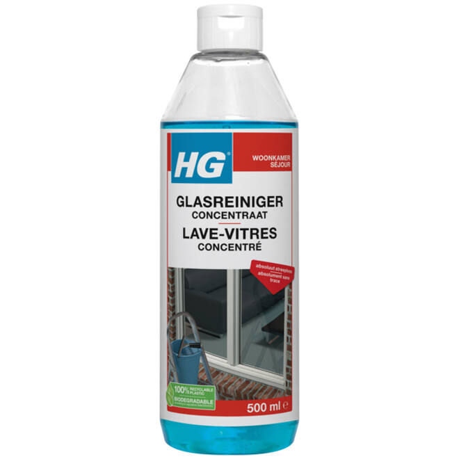Glasreiniger HG glazenwasser flacon 500ml
