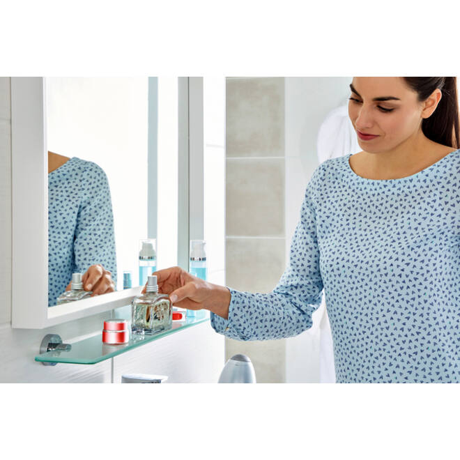 Planchet tesa® Smooz glas hoogglans verchroomd metaal zelfklevend