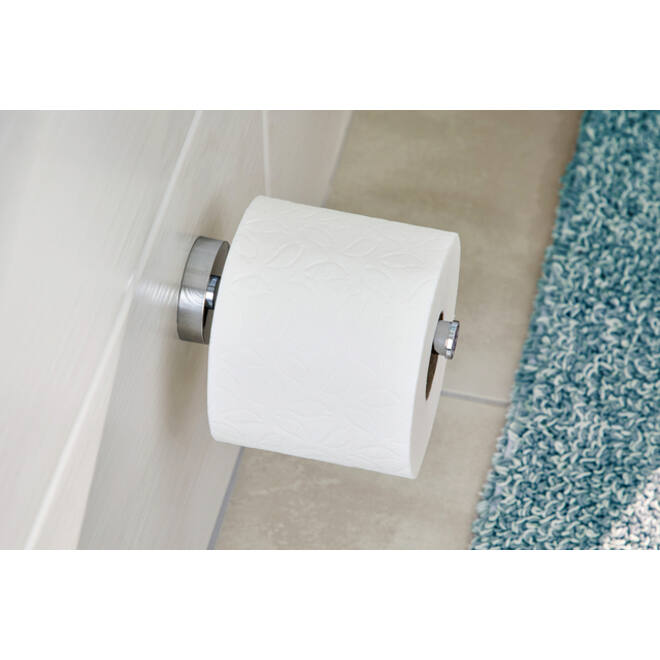 Reserverolhouder tesa® Smooz hoogglans verchroomd metaal zelfklevend