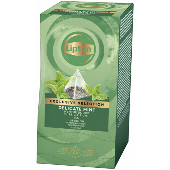 Thee Lipton Exclusive subtiele munt 25x2gr