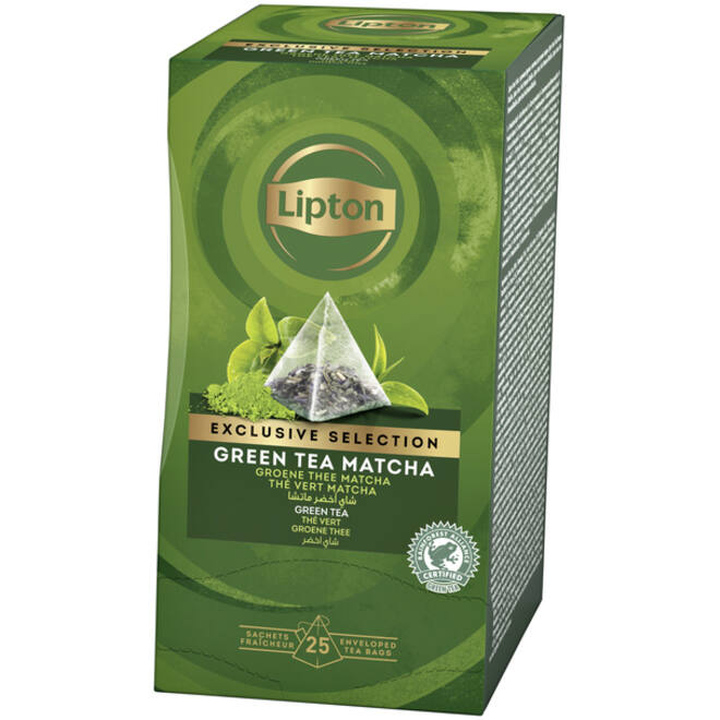 Thee Lipton Exclusive groene thee matcha 25x2gr