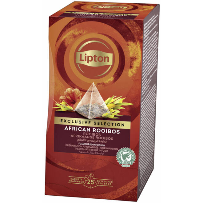 Thee Lipton Exclusive Afrikaanse rooibos 25x2gr
