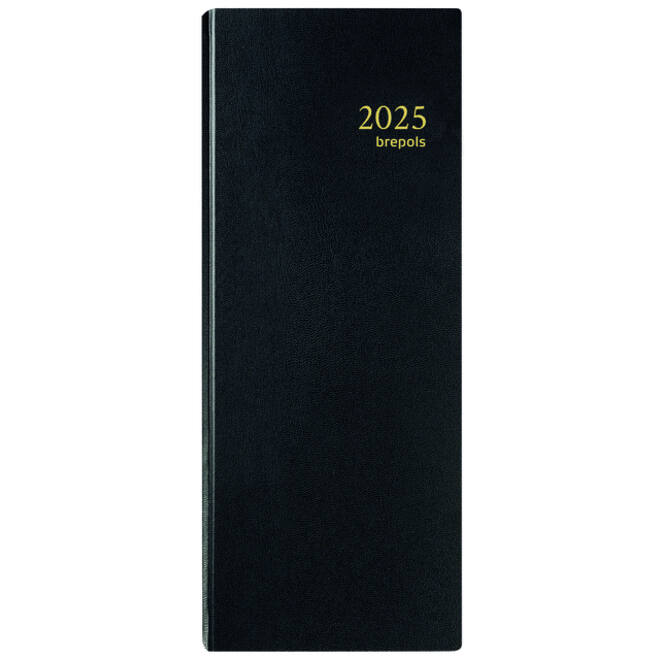 Agenda 2026 Brepols Saturnus Lima 1dag/2pagina's zwart