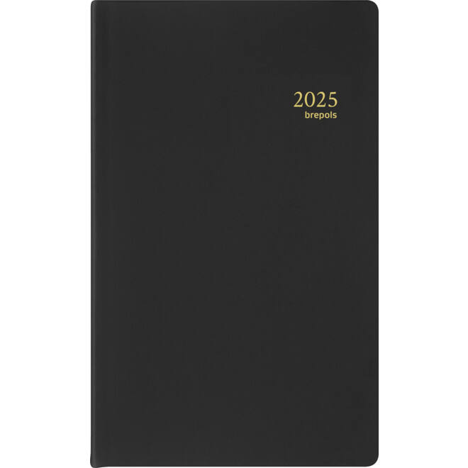 Agenda 2026 Brepols Breform Seta 1dag/1pagina zwart