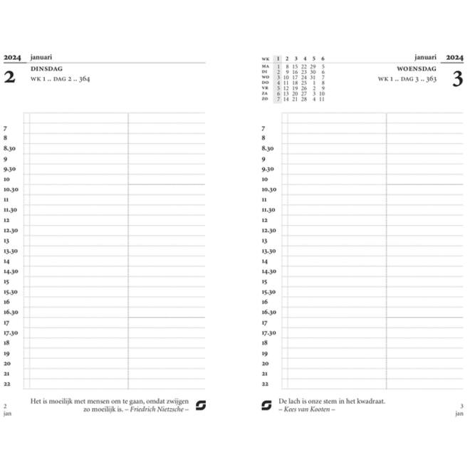 Agendavulling 2026 Succes Senior 1dag/1pagina