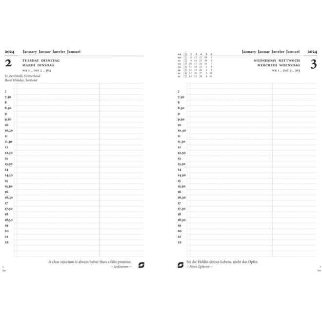 Agendavulling 2026 Succes Executive A5 1dag/1pagina