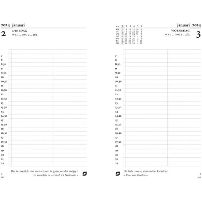 Agendavulling 2026 Succes Mini 1dag/1pagina