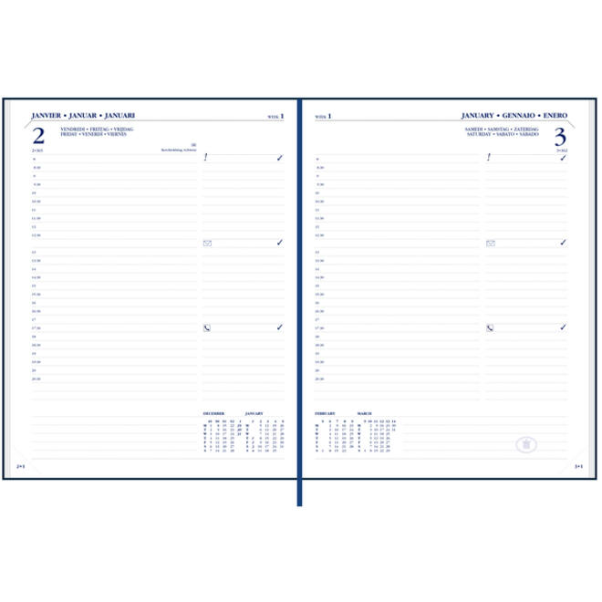 Agenda 2027 Ryam Manager Mundior 1dag/1pagina zwart