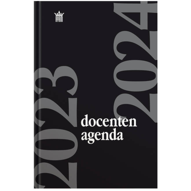 Schoolagenda 2025-2026 Ryam docenten 7dagen/2pagina's zwart