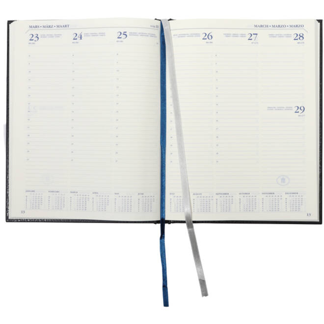 Schoolagenda 2024-2025 18mnd Ryam Executive Mundior 7dagen/2pagina's zwart