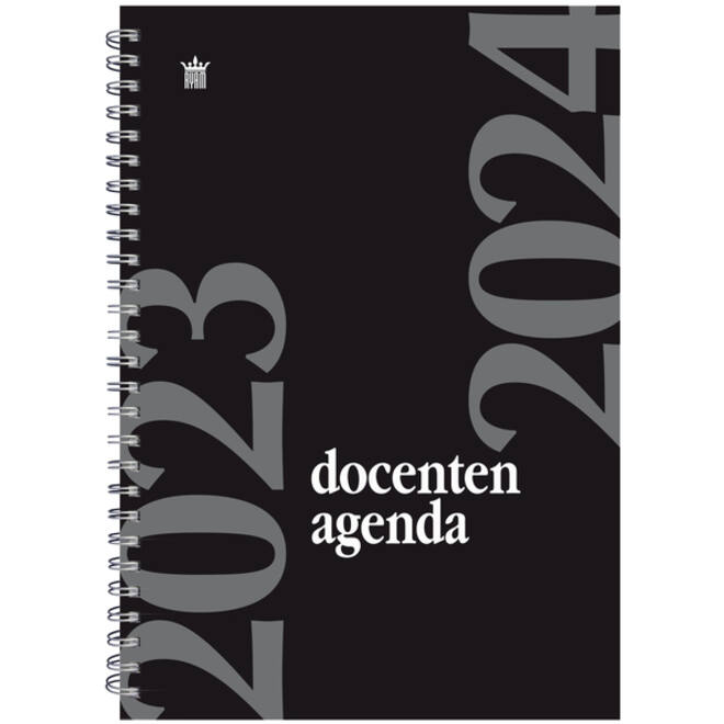 Schoolagenda 2025-2026 Ryam docenten 7dagen/2pagina's spiraal zwart