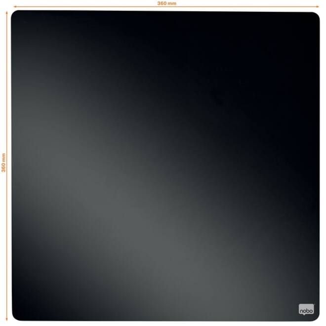 Whiteboard Nobo tegel 36x36cm zwart magnetisch