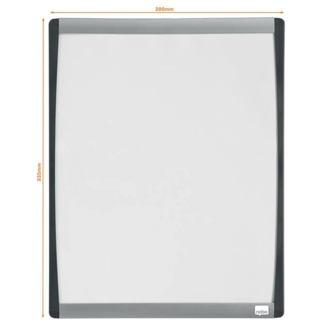 Whiteboard Nobo 35.5x28cm gewelfd