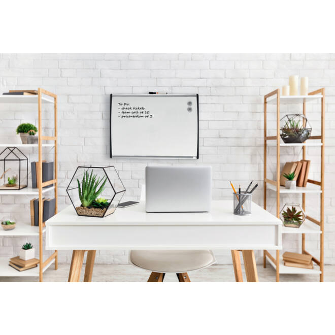 Whiteboard Nobo 58.5x43cm gewelfd