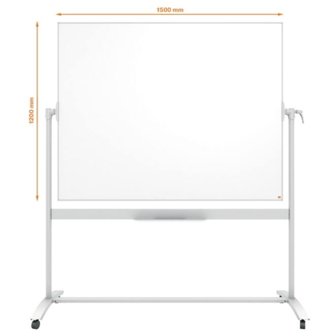 Whiteboard Nobo Kantelbord 150x120cm magnetisch emaille