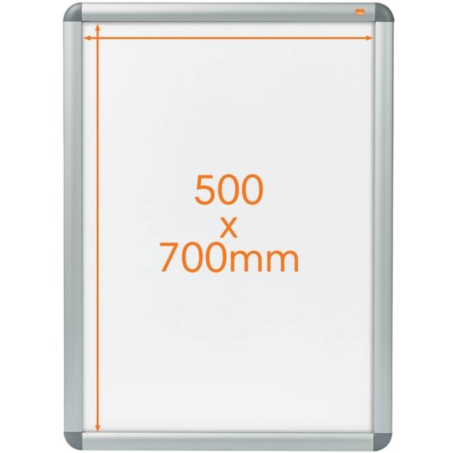 Kliklijst Nobo Premium Plus 700x500mm aluminium