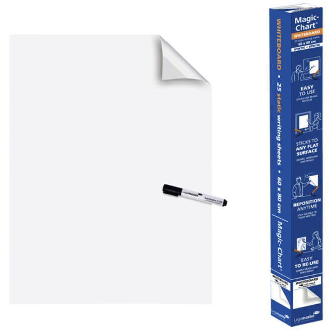 Magic-Chart Legamaster Whiteboard 60x80cm wit