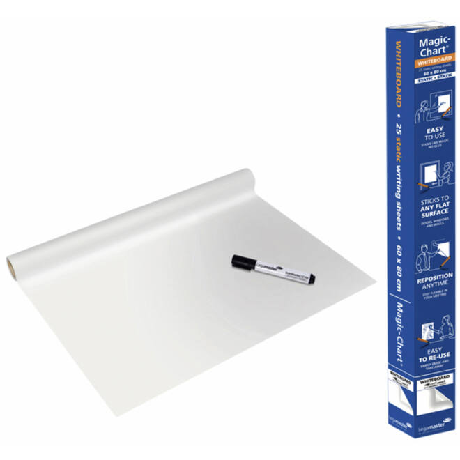 Magic-Chart Legamaster Whiteboard 60x80cm wit