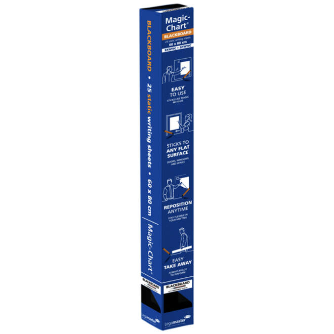 Magic-Chart Legamaster Whiteboard 60x80cm zwart