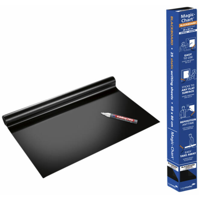 Magic-Chart Legamaster Whiteboard 60x80cm zwart