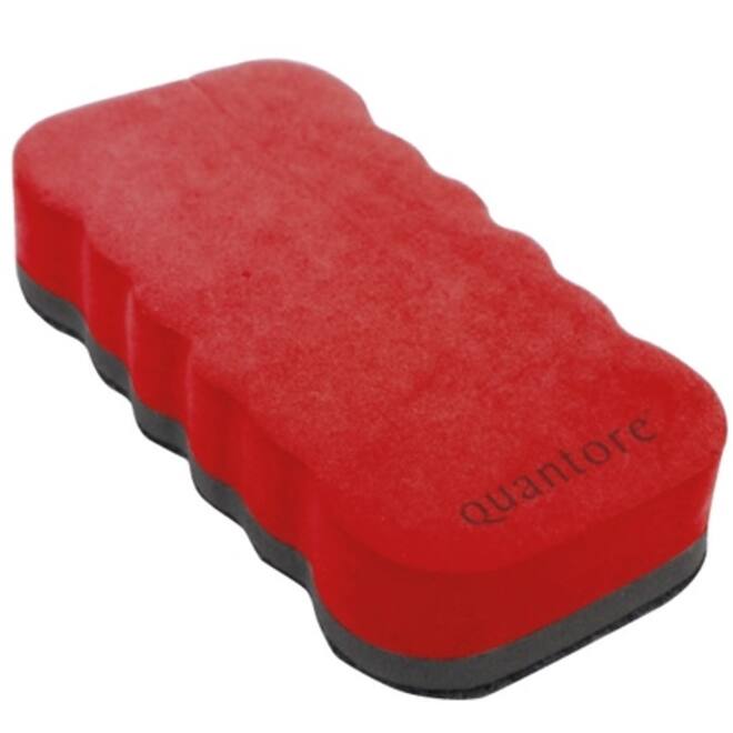 Whiteboardwisser Quantore magnetisch rood
