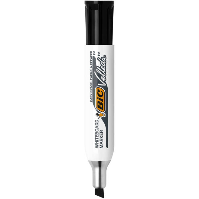Viltstift Bic Velleda 1781 whiteboard schuin large zwart