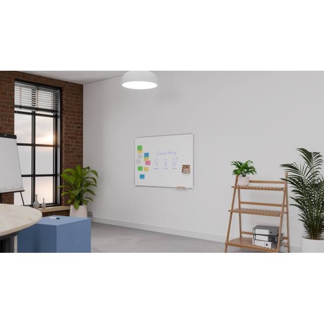 Whiteboard Legamaster Premium+ 90x120cm magnetisch emaille