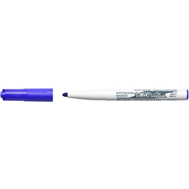 Viltstift Bic Velleda 1741 whiteboard rond medium blauw