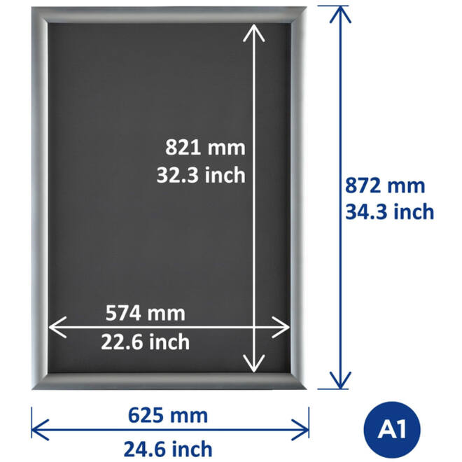 Kliklijst Europel A1 25mm