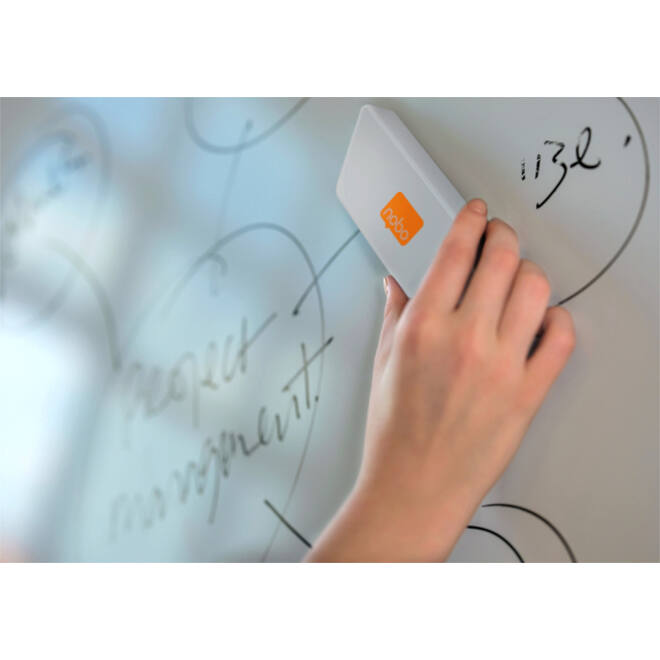 Whiteboardwisser Nobo magnetisch met verwisselbare strips