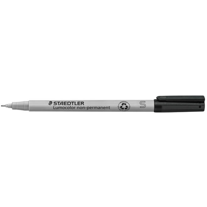 Viltstift Staedtler Lumocolor 311 non permanent S zwart