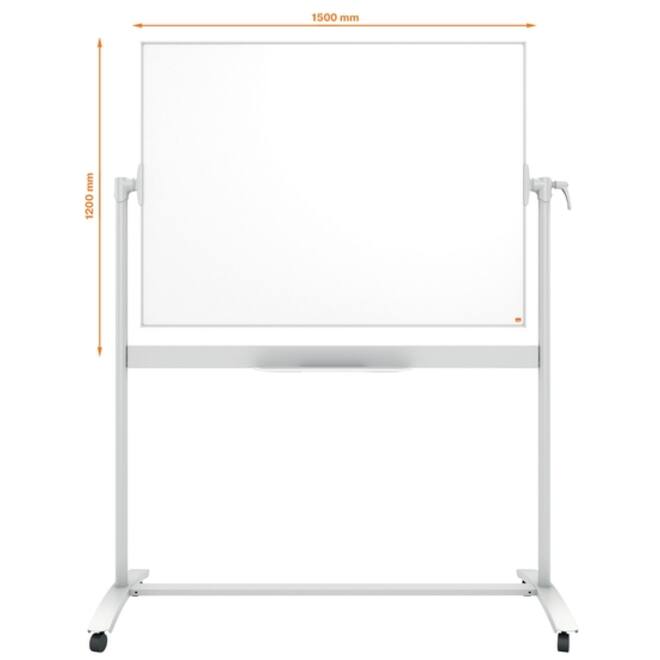 Whiteboard Nobo Kantelbord Classic 120x150cm gelakt staal