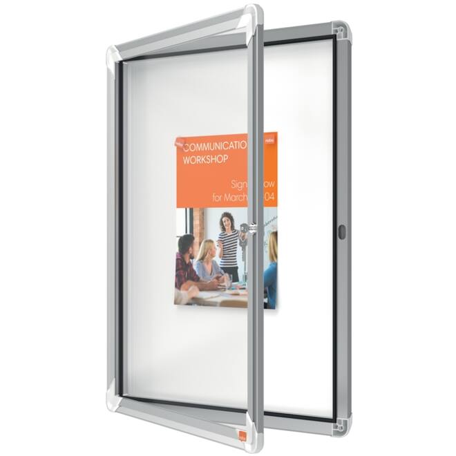 Binnenvitrine Nobo Premium Plus 4x A4 draaideur magnetisch