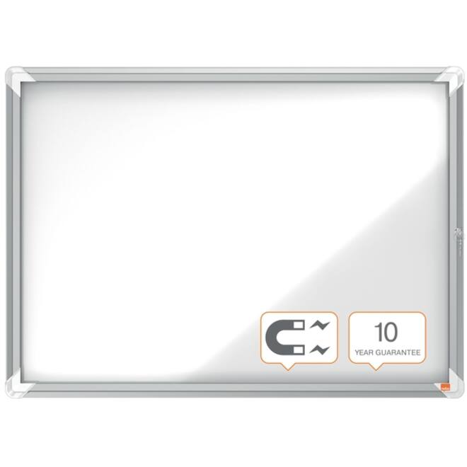 Binnenvitrine Nobo Premium Plus 8x A4 draaideur magnetisch