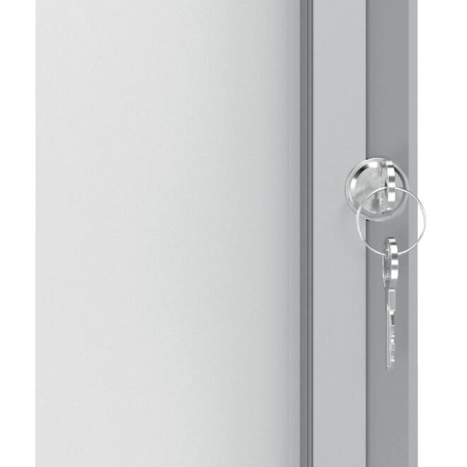 Binnenvitrine Nobo Premium Plus 8x A4 draaideur magnetisch