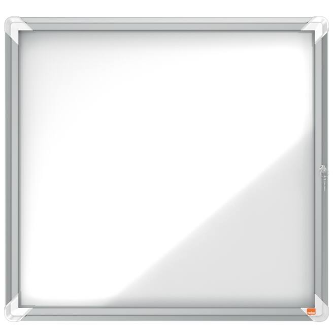 Buitenvitrine Nobo Premium Plus 6x A4 draaideur magnetisch