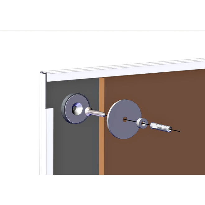 Whiteboard Legamaster Board-Up 75x75cm