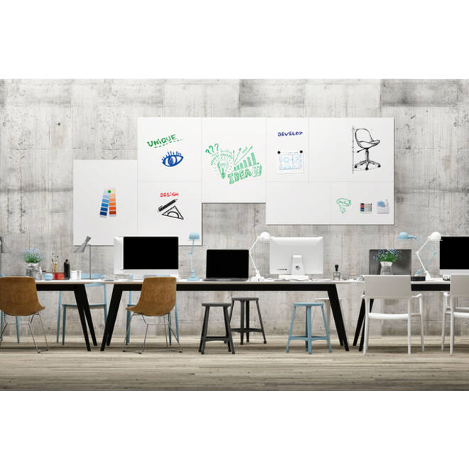 Whiteboard Legamaster Board-Up 75x75cm