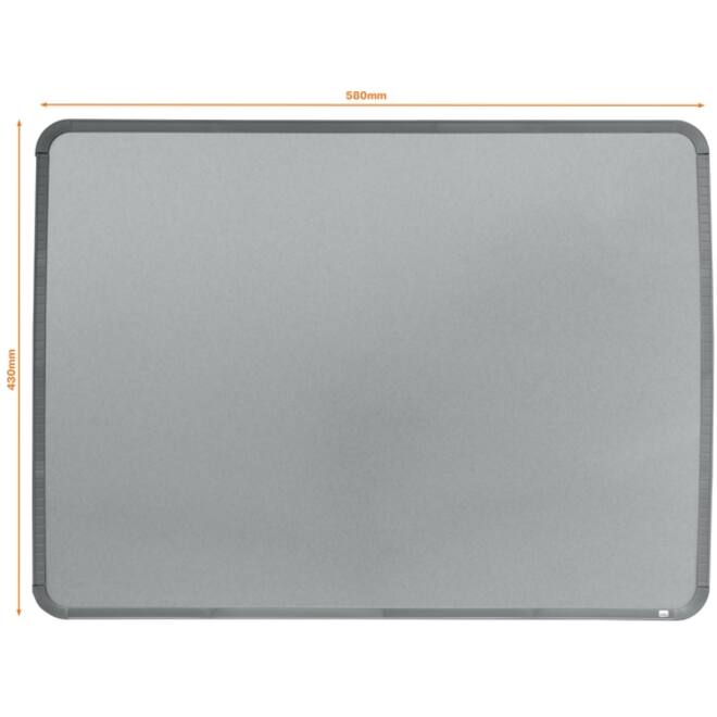Whiteboard Nobo Slim Line 43x58cm zilver