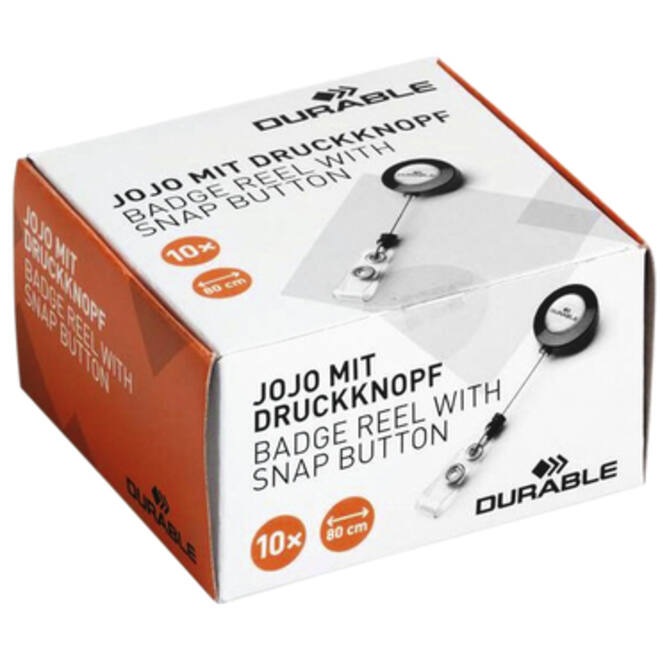 Afrolmechanisme Durable 8152 met drukknop 80cm antraciet