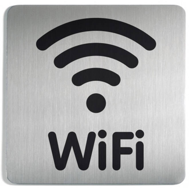 Infobord pictogram Durable 4786 vierkant wifi 150mm
