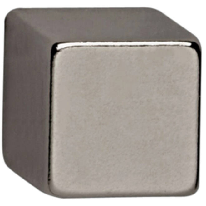 Magneet MAUL Neodymium kubus 10x10x10mm 3.8kg nikkel
