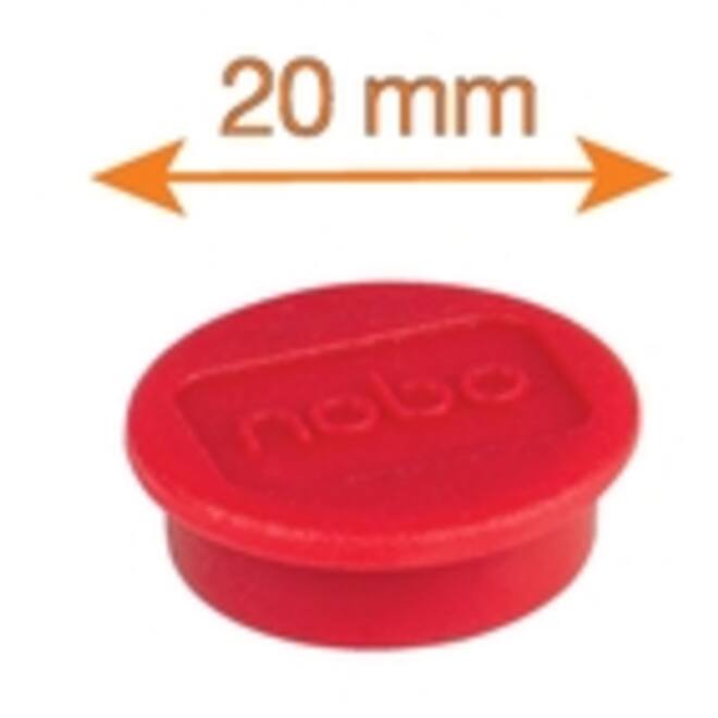 Magneet Nobo 38mm 800gr rood