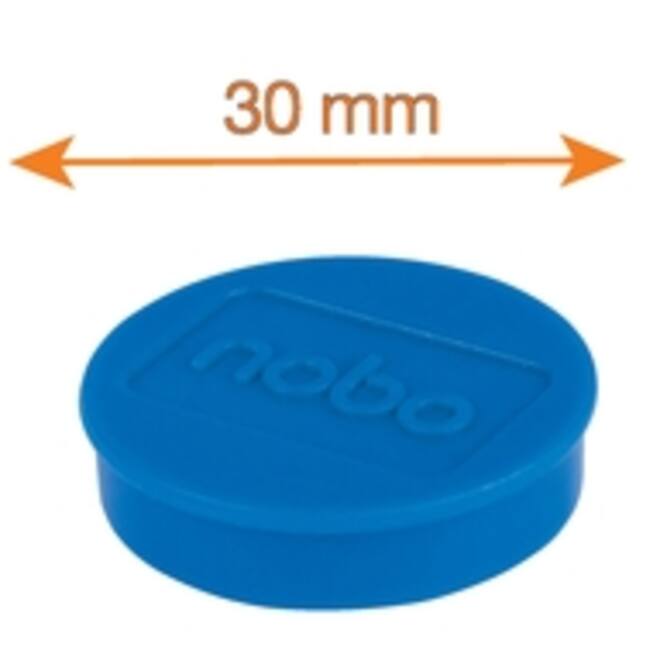 Magneet Nobo 30mm 700gr blauw