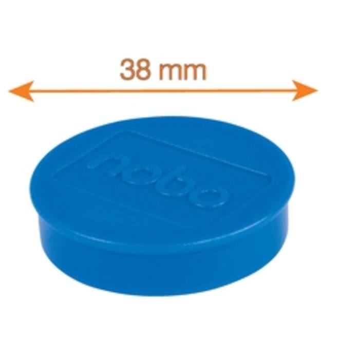 Magneet Nobo 38mm 800gr blauw
