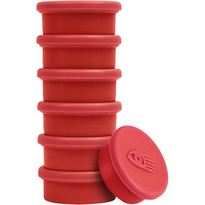 Magneet Legamaster 20mm 250gr rood 8stuks